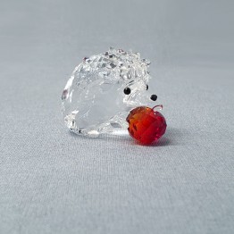 Swarovski Kristal | Silver Crystal | Het Platteland | Egel met appel | 5532203